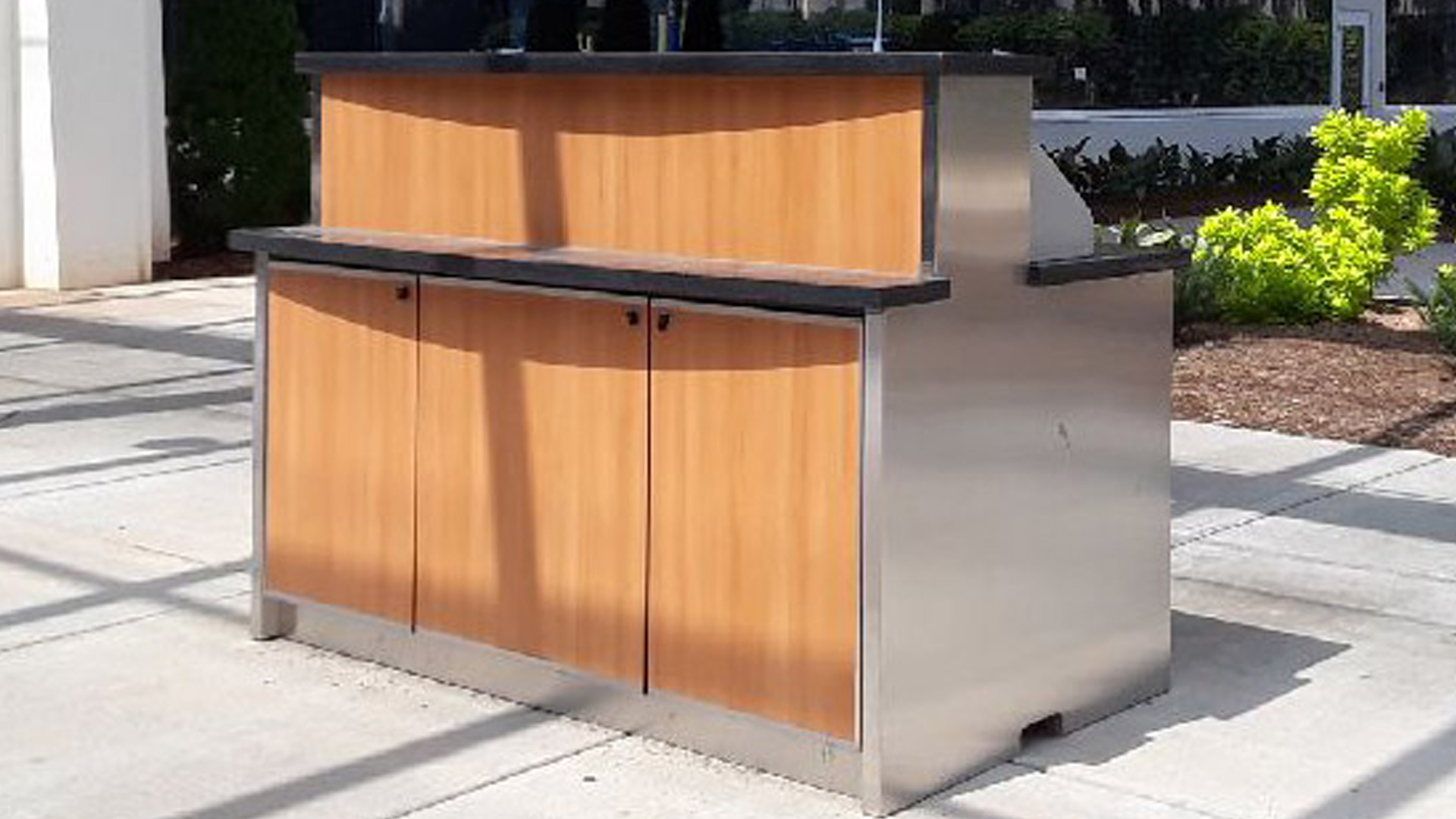 curbside checkin kiosks fabricated and installed by burke gibson llc