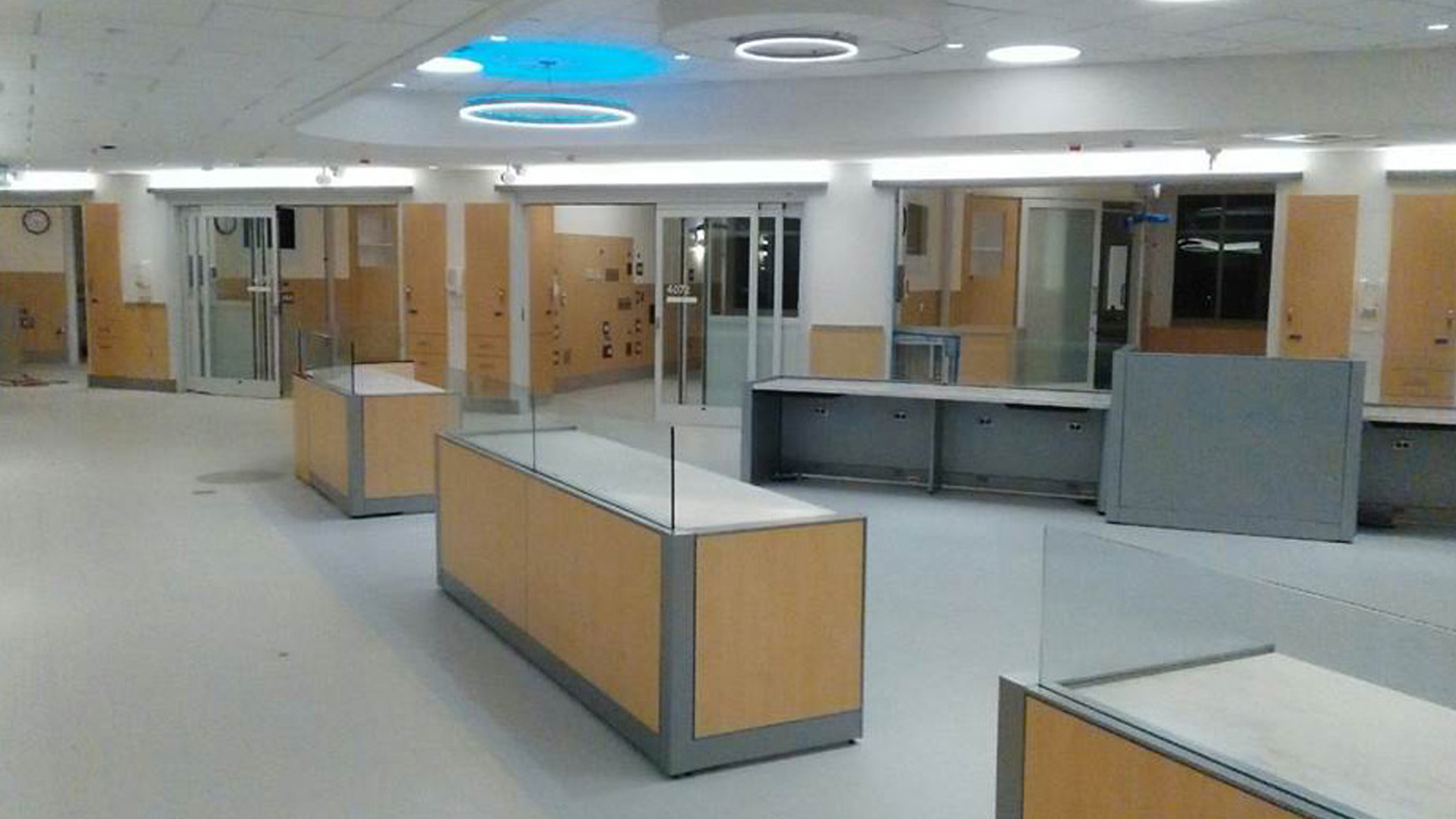 hospital fabricated and installed by burke gibson llc