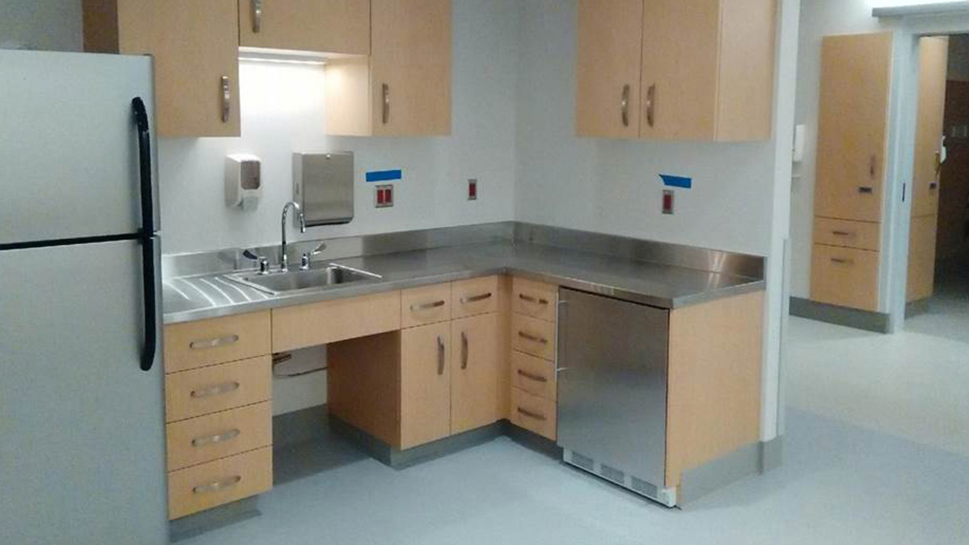 hospital fabricated and installed by burke gibson llc