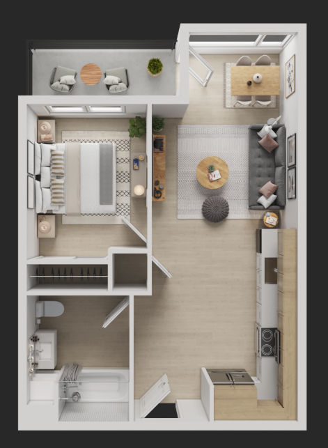 One Bedroom A