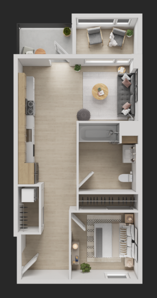 One Bedroom B