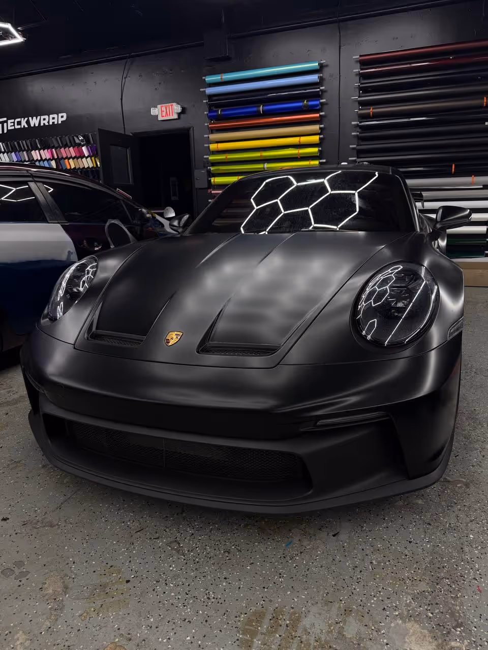 Orange Lamborghini Urus PPF install at Wrap Me USA Miami