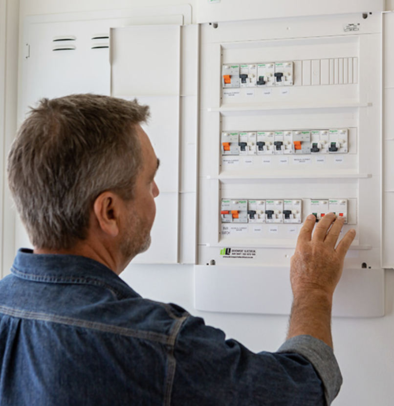 Homeowner wiring inspected for a certificate of verification