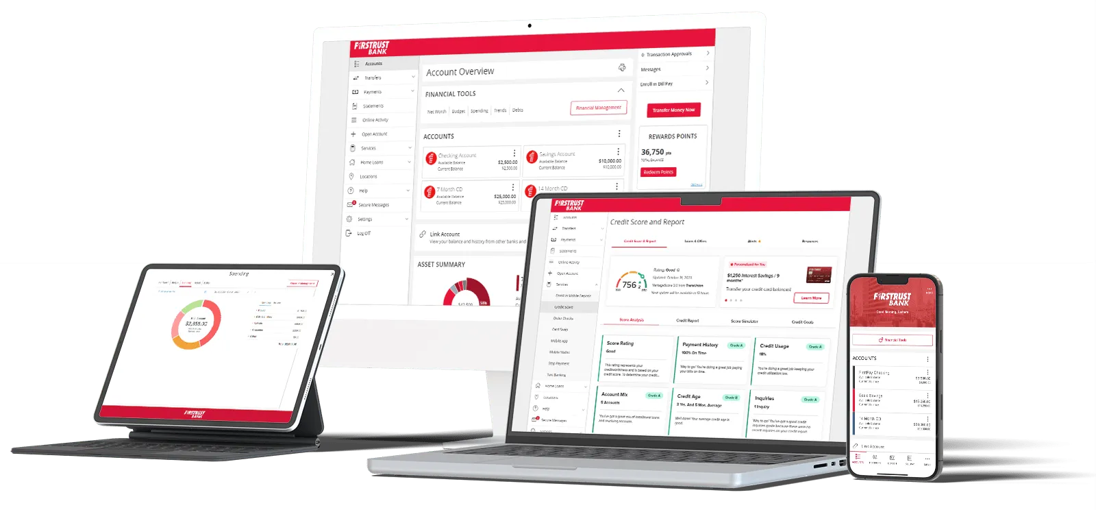 Firstrust Bank digital banking platform version 1