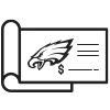 Philadelphia Eagles checks icon for Firstrust Eagles checking