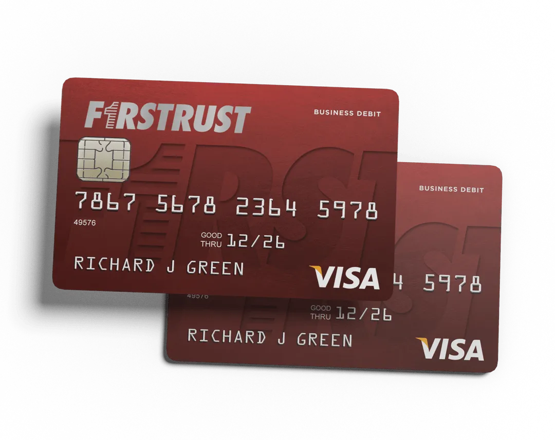 Firstrust business Visa debit card