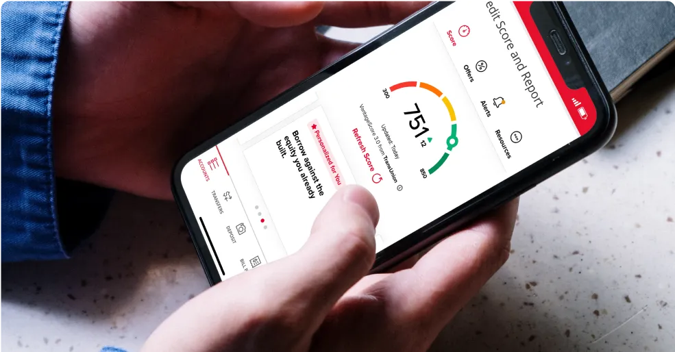 Firstrust Bank mobile banking app on smartphone