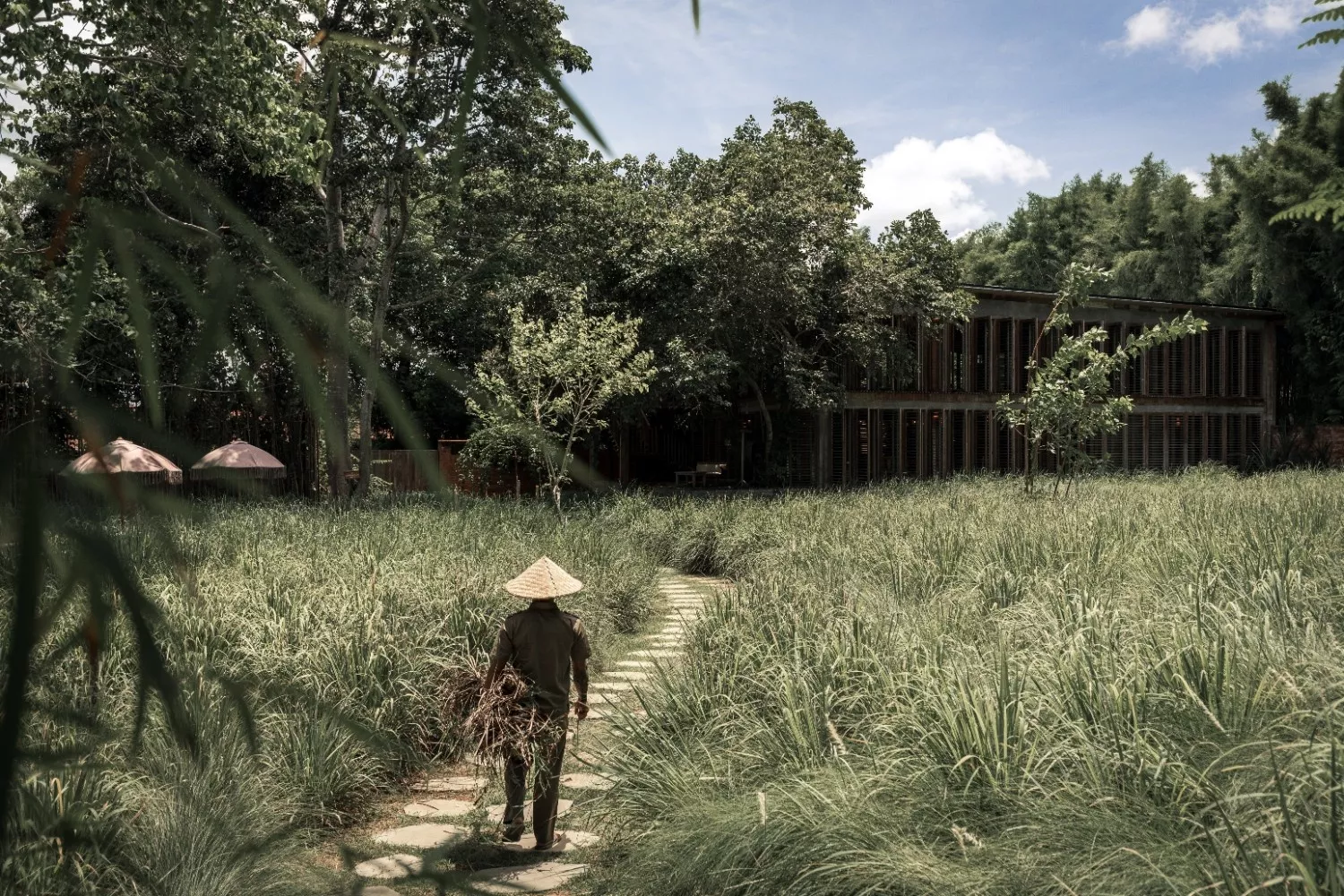 Natural walking path surrounded by nature at The Shaba Shala Bali