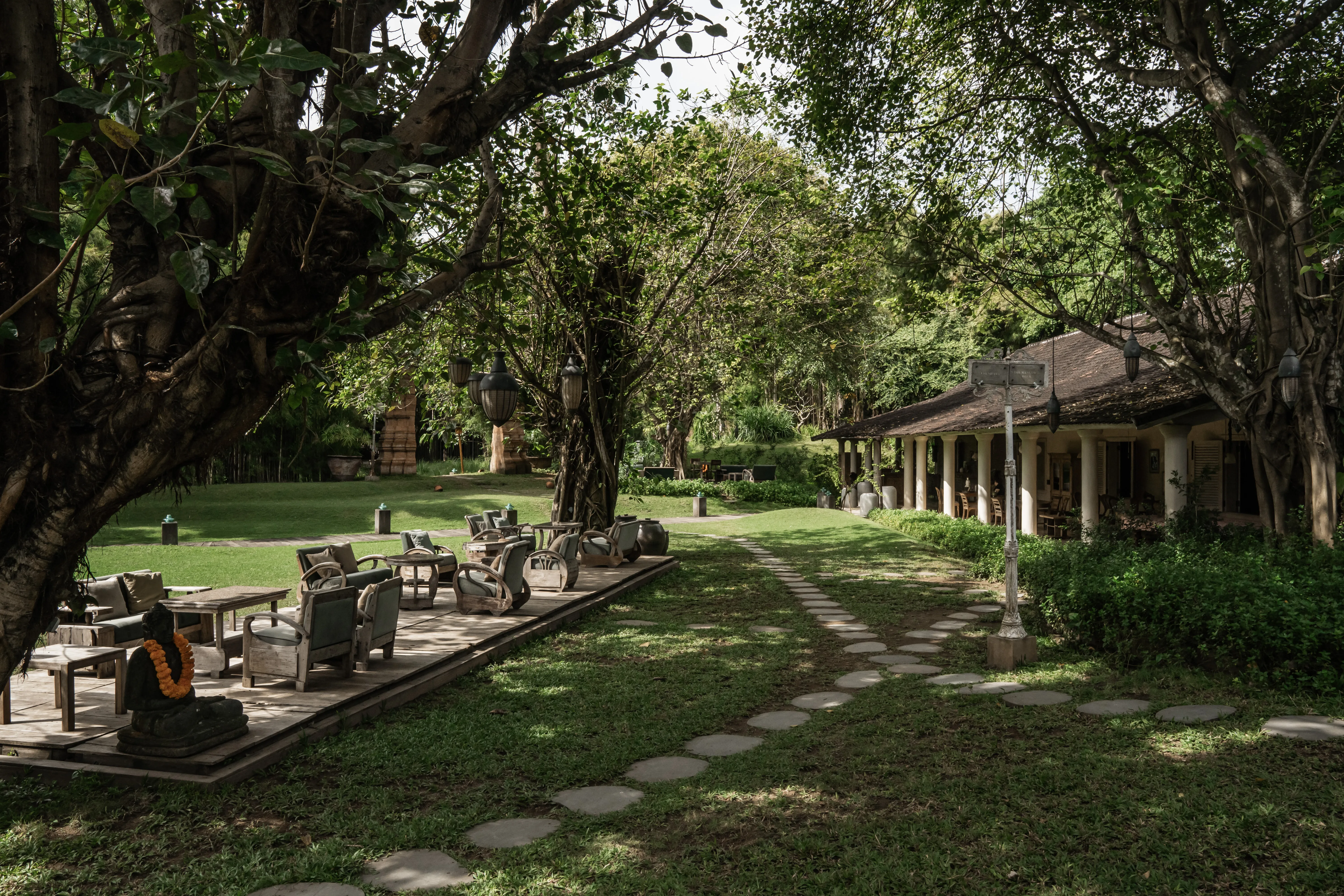 Saybah Restaurant at Balquisse offering fresh seasonal dishes and Indonesian fusion cuisine during the retreat
