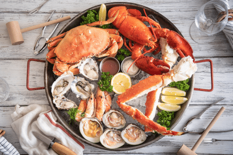 Weekdieren en schaaldieren uit het assortiment van Sysco