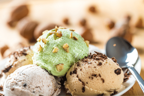 IJs en sorbets uit het assortiment van Sysco