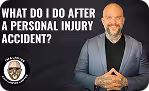 Man in suit next to text asking what to do after a personal injury accident.