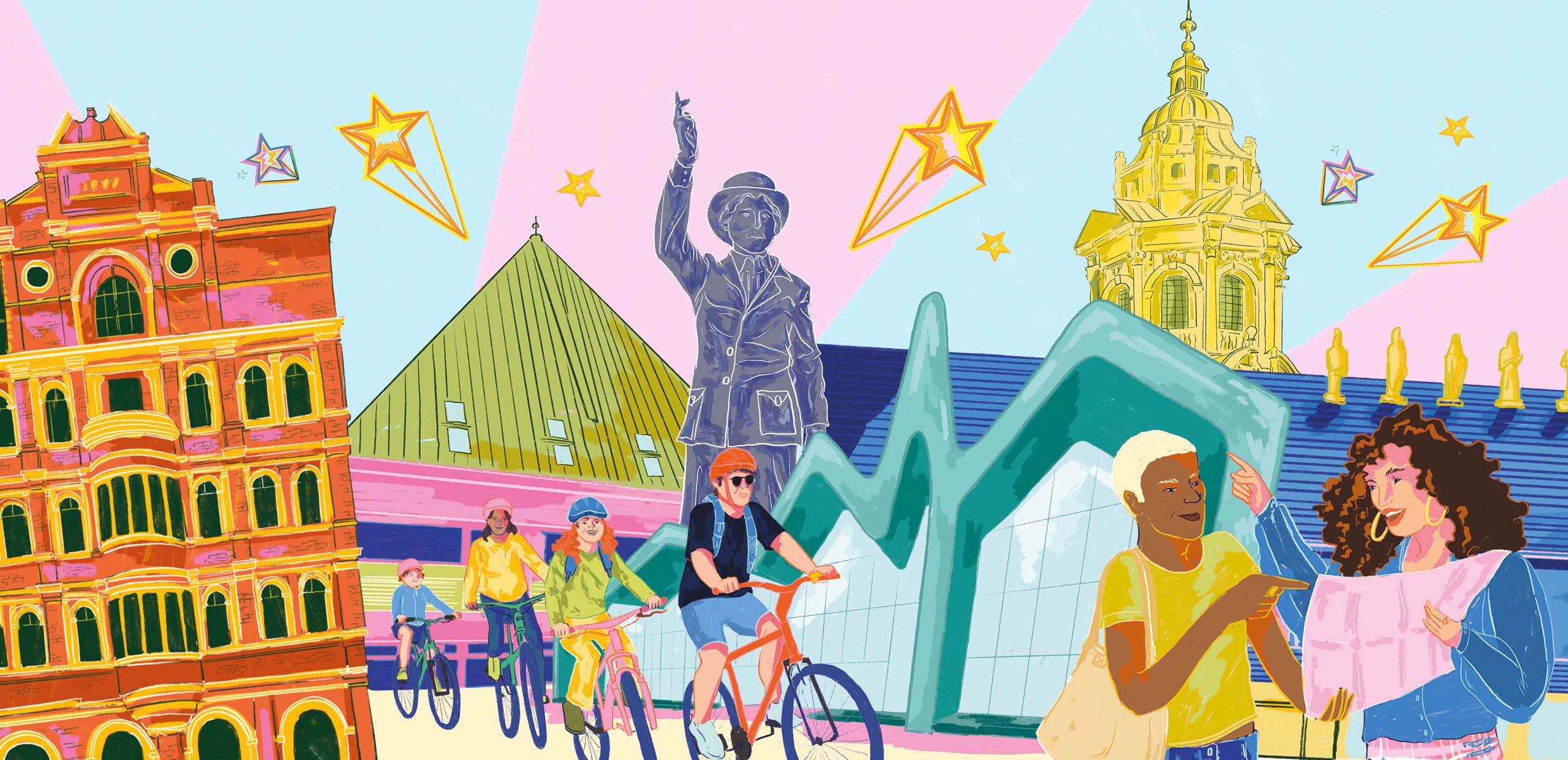 Glasgow Doors Open Days Festival illustrated banner