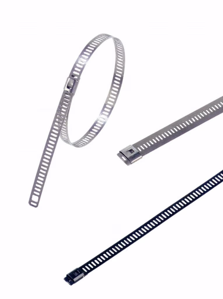 Kabelbinder Ty-Met Edelstahl Schlitzraster