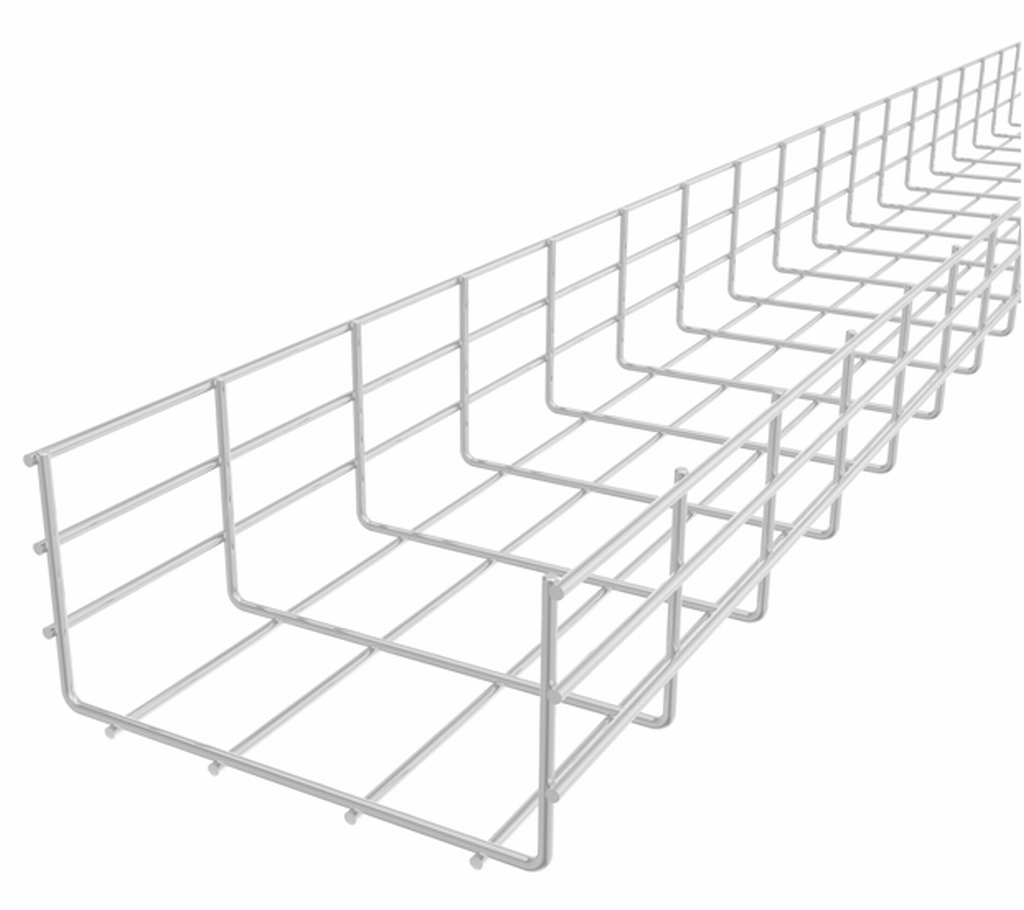 Gitterkanäle X-Tray Edelstahl 1.4404 Höhe 110 mm