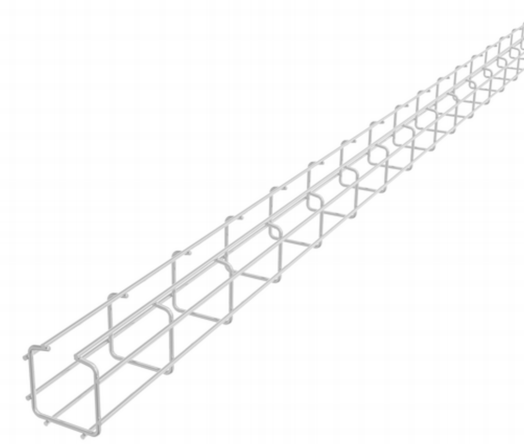 Mini Gitterkanäle X-Tray C-Form verzinkt