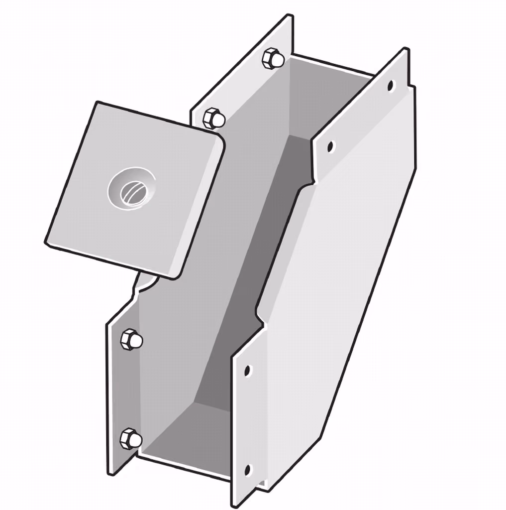 Winkel Deckel innen Edelstahl