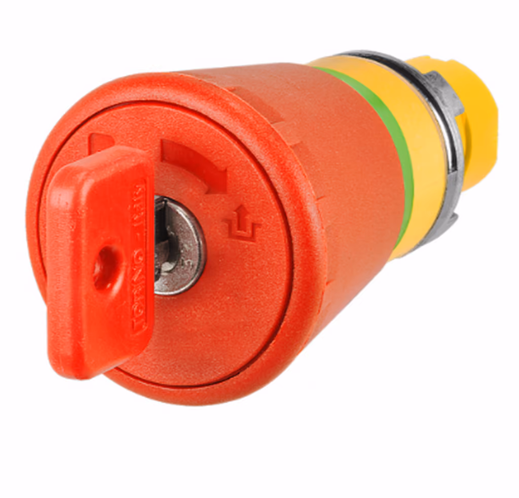 New Eflin Notaus rot mit Schlüssel