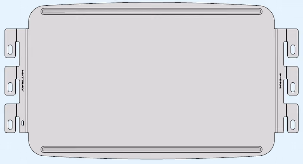 X63 Montageplatte Edelstahl ungelocht