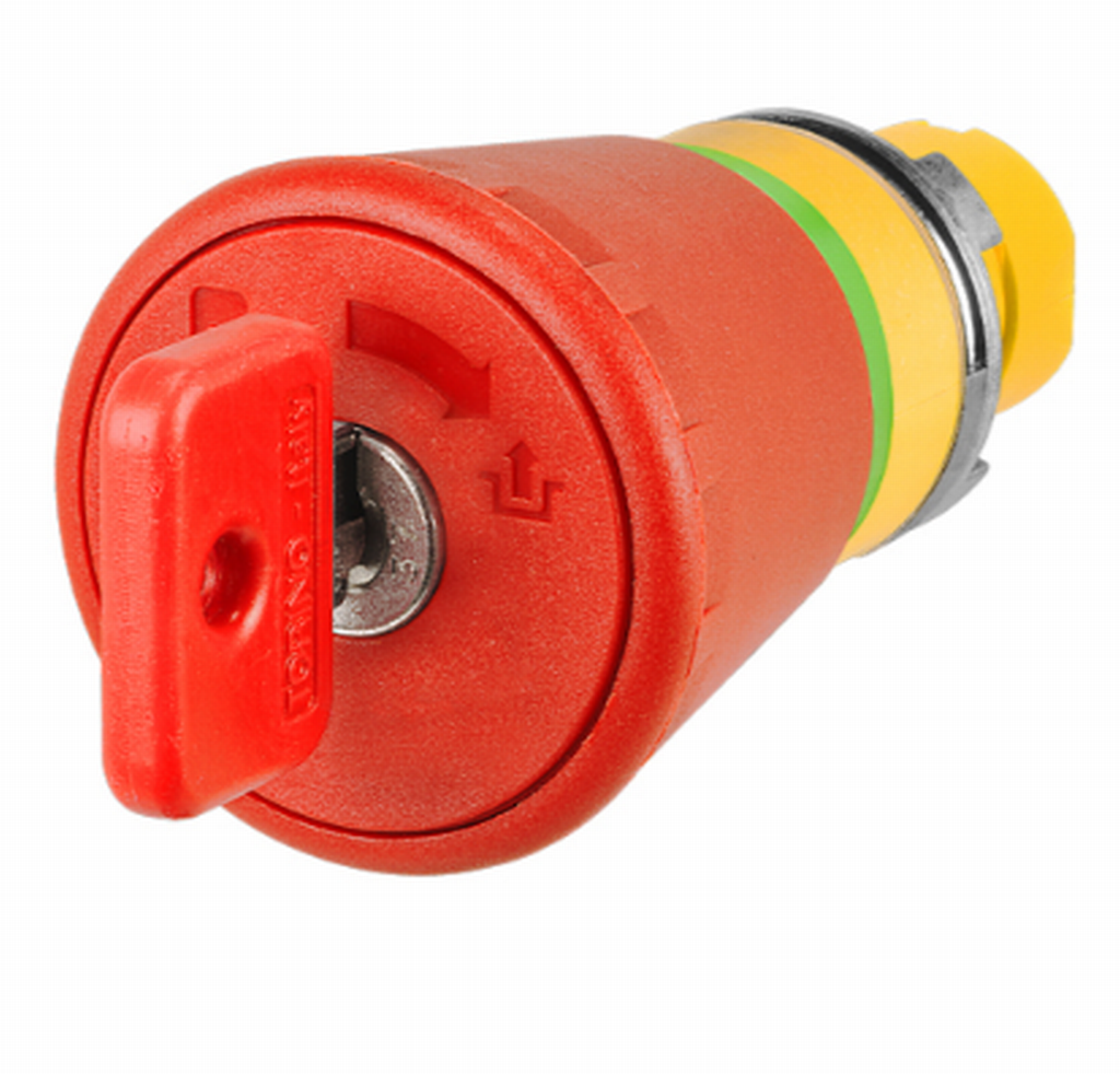 New Eflin Notaus rot mit Schlüssel