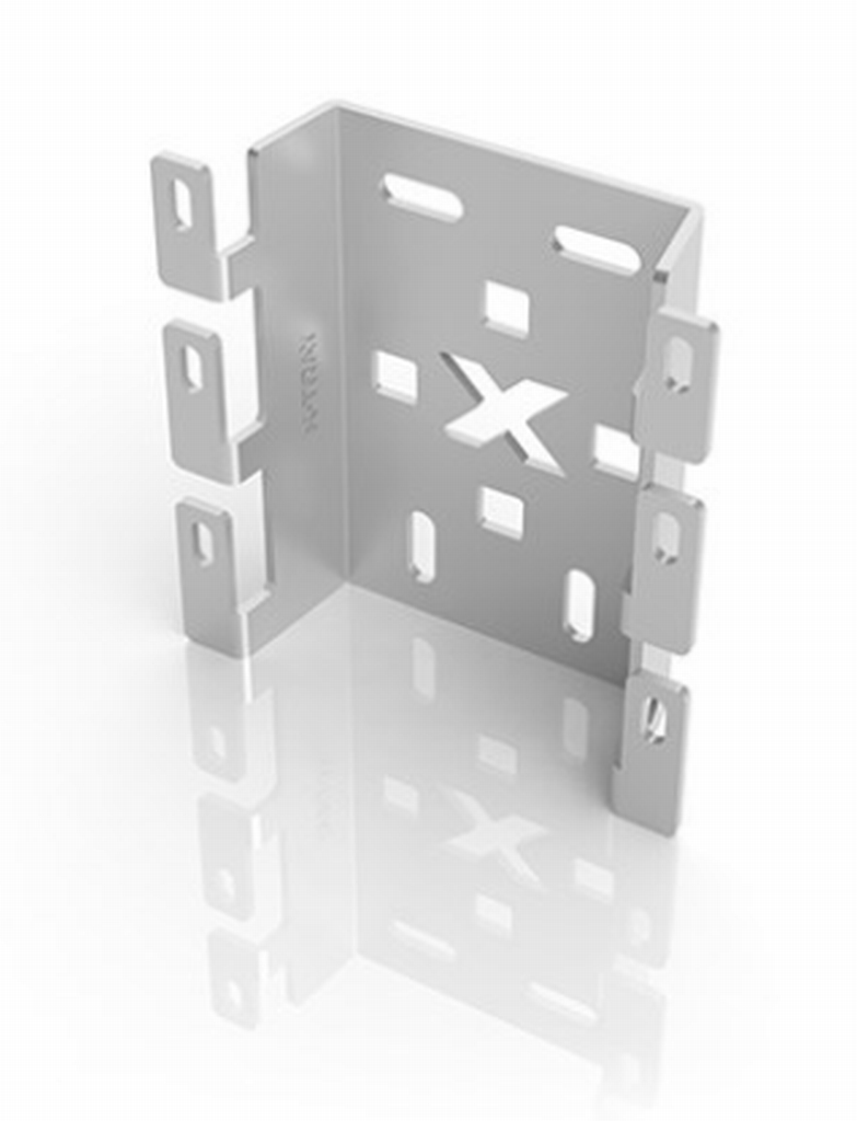 X10 Wandkonsole Edelstahl mit 6 Laschen
