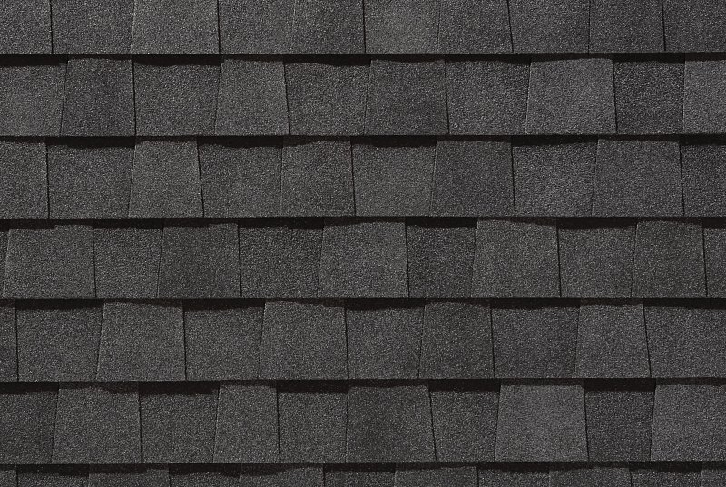 CertainTeed Landmark Moire Black shingle color swatch