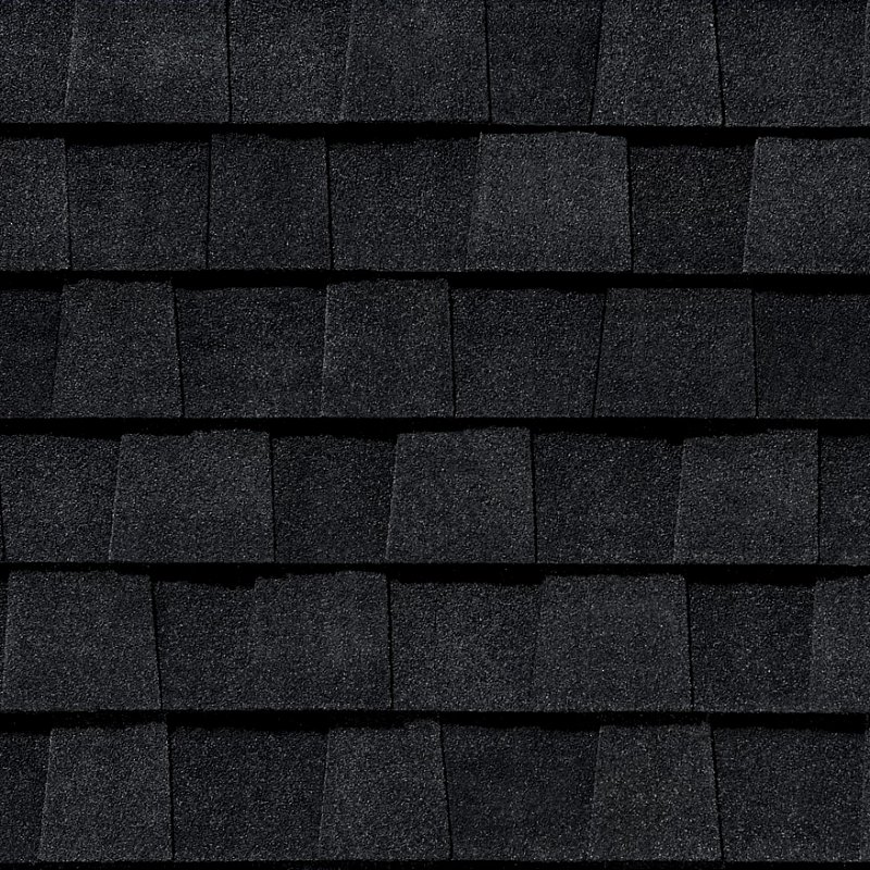 CertainTeed Landmark PRO Cinder Black shingle color swatch