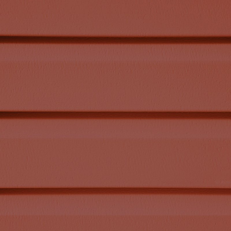 CertainTeed Monogram Autumn Red vinyl siding color swatch