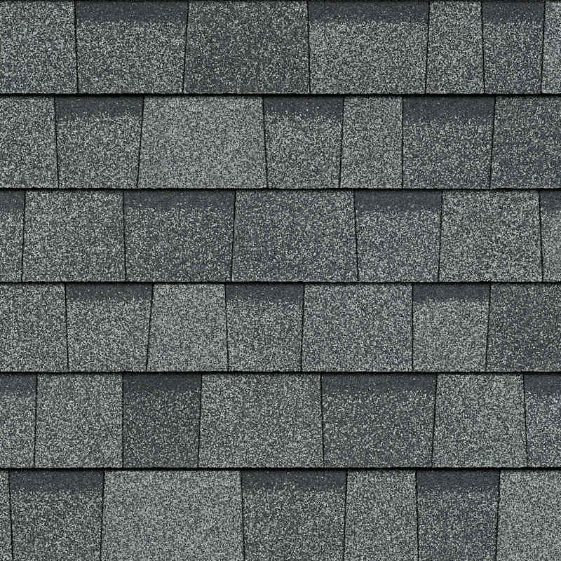 Owens Corning TruDefinition Duration Estate Gray shingle color swatch