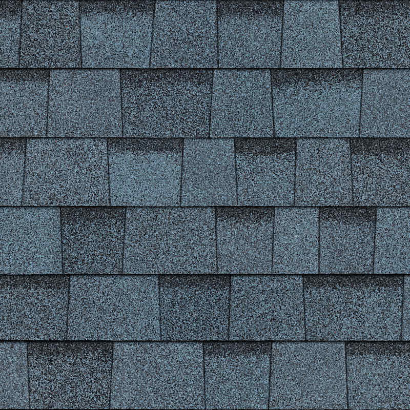 Owens Corning TruDefinition Duration Harbor Blue shingle color swatch