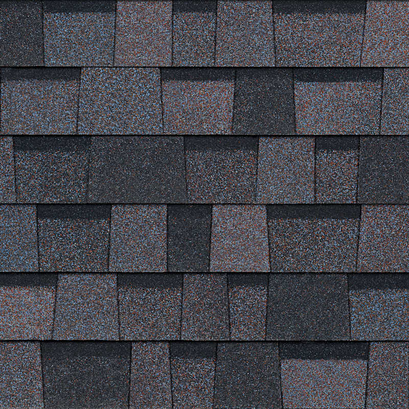 Owens Corning TruDefinition Duration Midnight Plum shingle color swatch