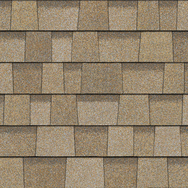Owens Corning TruDefinition Duration Sand Castle shingle color swatch