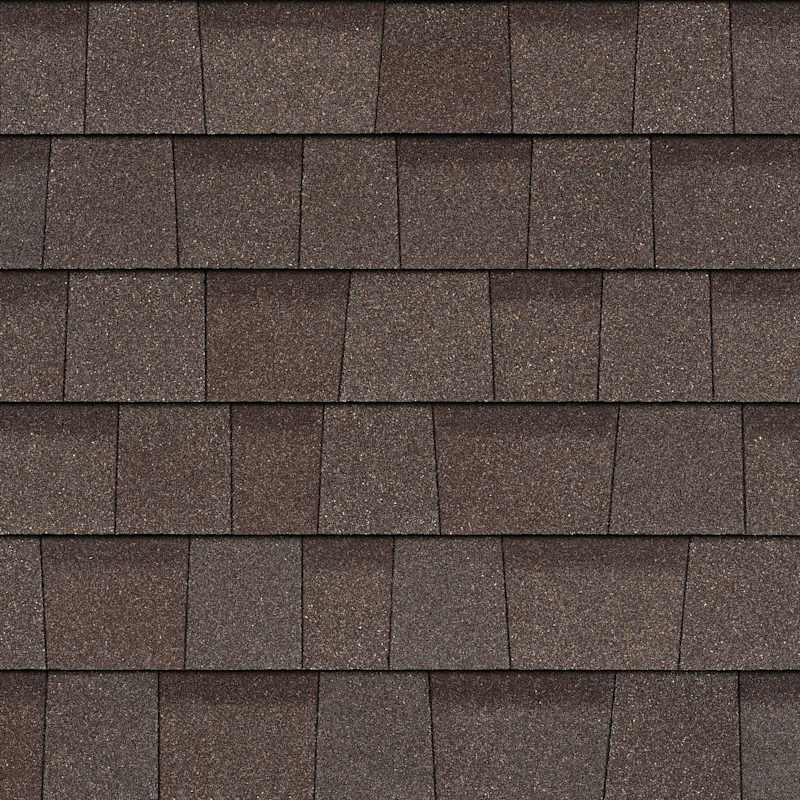 Owens Corning TruDefinition Duration Teak shingle color swatch