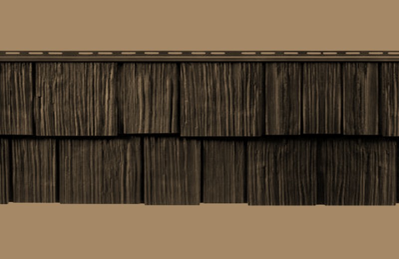 Mastic Cedar Discovery Autumn Harvest siding color swatch (official Ply Gem color)