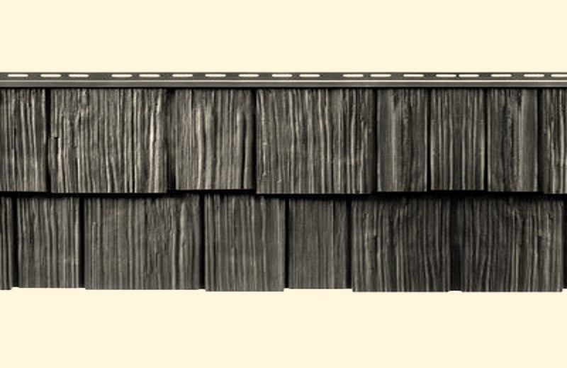 Mastic Cedar Discovery Cameo siding color swatch (official Ply Gem color)