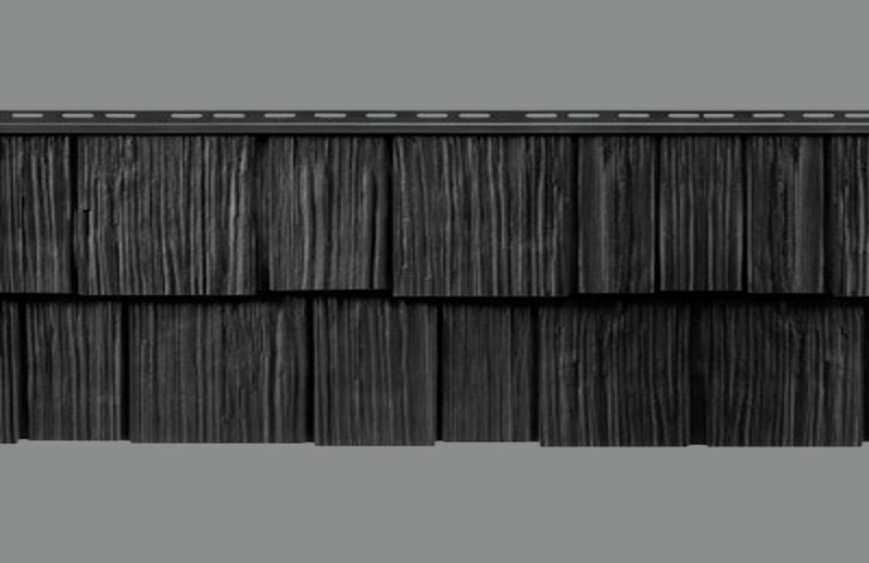 Mastic Cedar Discovery Deep Granite siding color swatch (official Ply Gem color)
