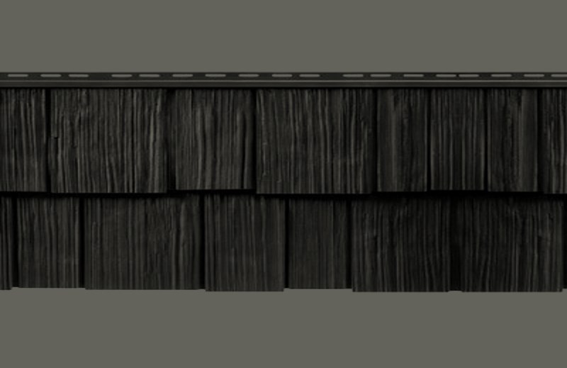 Mastic Cedar Discovery Misty Shadow siding color swatch (official Ply Gem color)