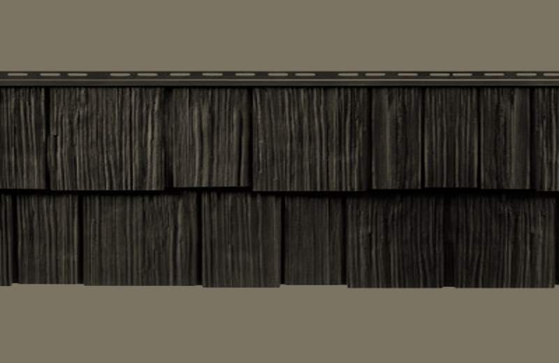 Mastic Cedar Discovery Montana Suede siding color swatch (official Ply Gem color)