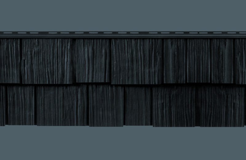 Mastic Cedar Discovery Natural Slate siding color swatch (official Ply Gem color)