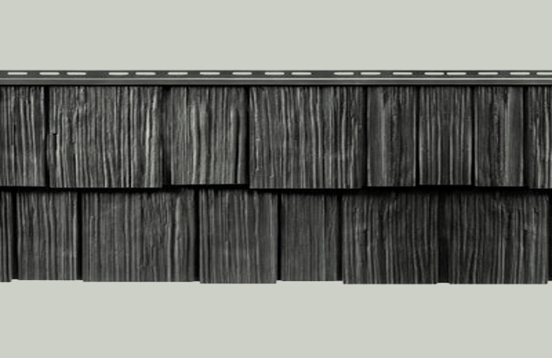 Mastic Cedar Discovery Silver Grey siding color swatch (official Ply Gem color)