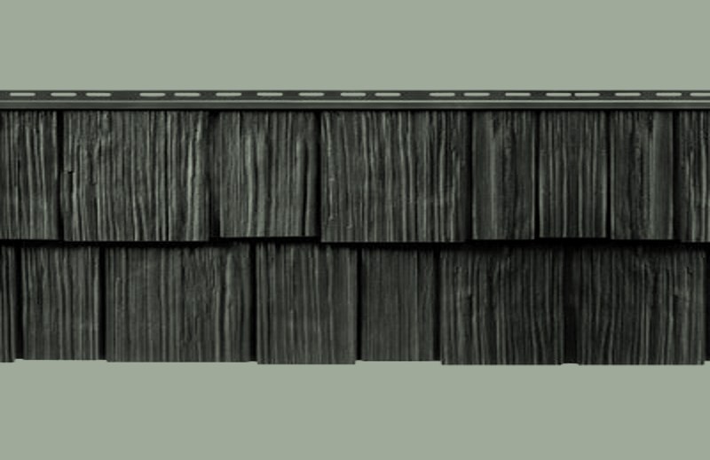 Mastic Cedar Discovery Scottish Thistle siding color swatch (official Ply Gem color)