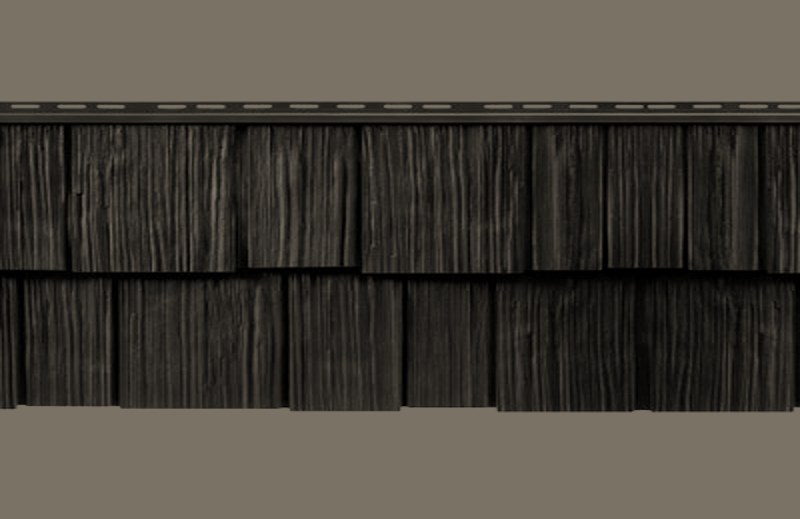 Mastic Cedar Discovery Whispering Timber siding color swatch (official Ply Gem color)