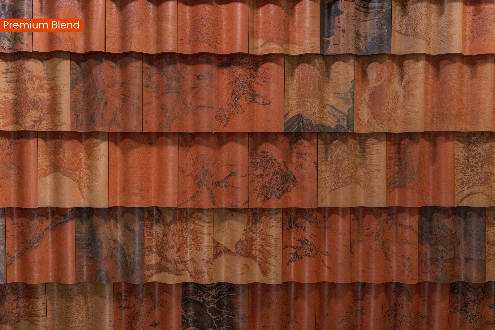 Brava Spanish Barrel Tile — official Brava swatch photography