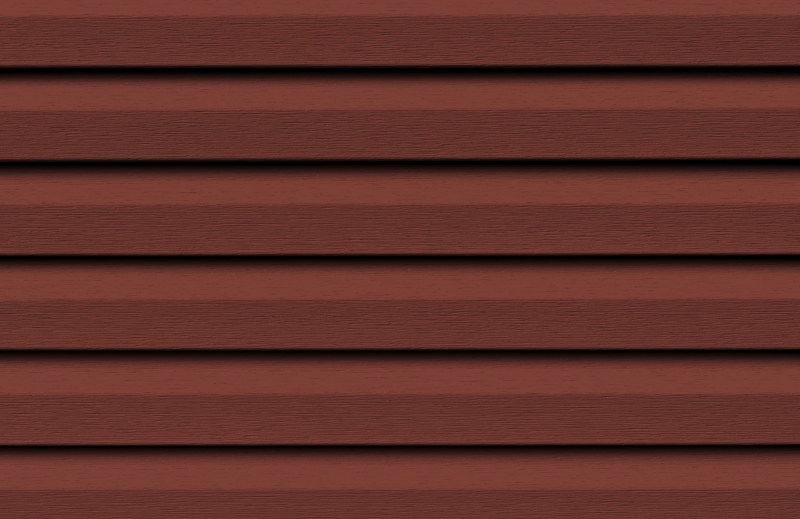 Exterior Portfolio Premium Pointe Lighthouse Red siding color swatch (official Westlake Royal color)