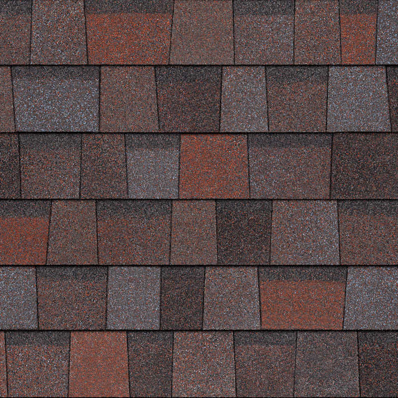 Owens Corning TruDefinition Duration Designer Merlot shingle color swatch
