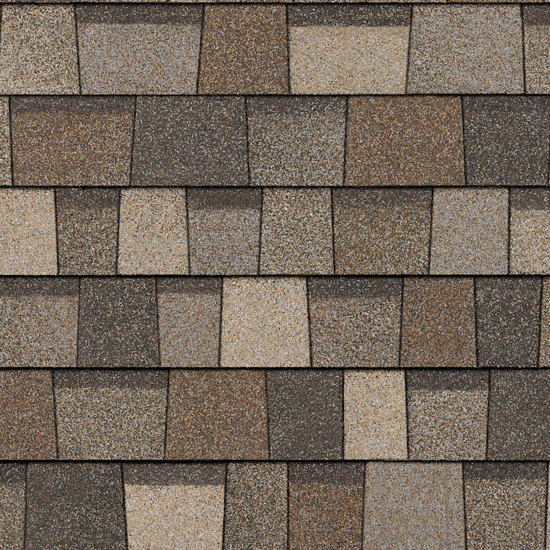 Owens Corning TruDefinition Duration Designer Sand Dune shingle color swatch