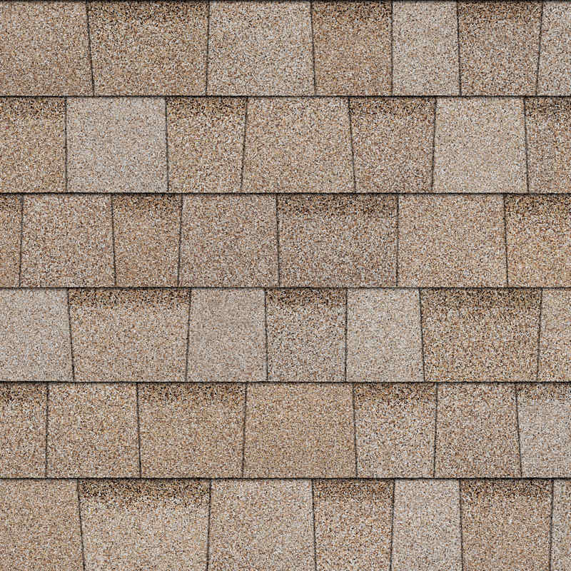 Owens Corning Oakridge shingles — official swatch