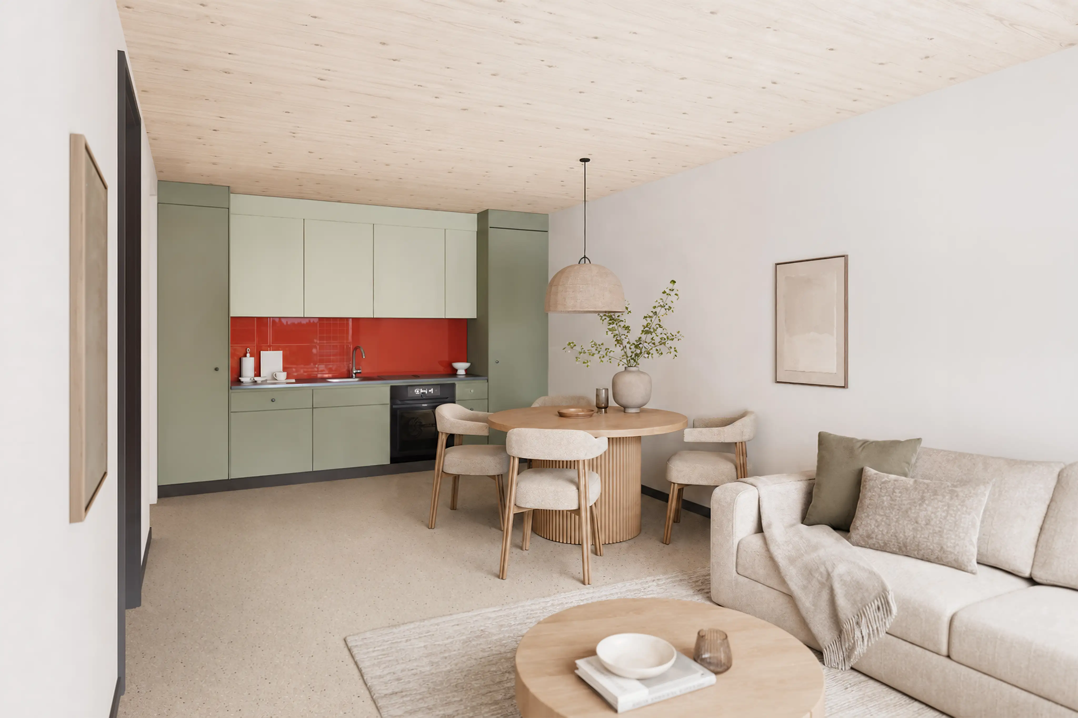 Küche/Wohnzimmer
