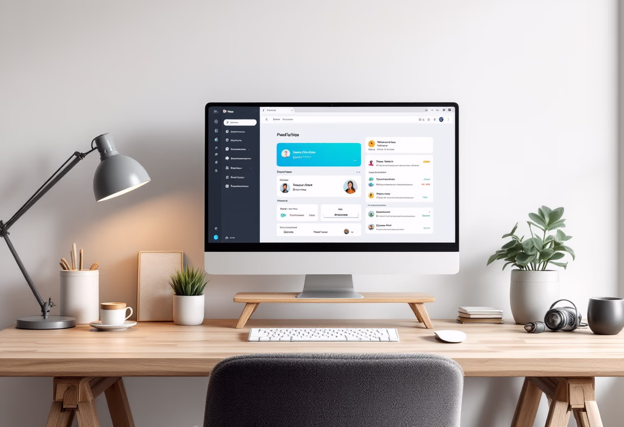 [interface] screenshot of collaboration interface (for a productivity tools business)