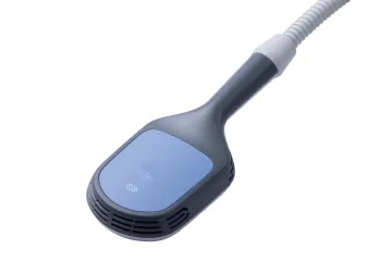 BTL Super Inductive System DUO-applicator med blå behandlingsyta för elektromagnetisk terapi.